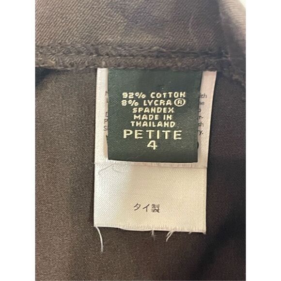 Women’s Eddie Bauer Bremerton fit brown pants size 4 petite - Picture 6 of 9